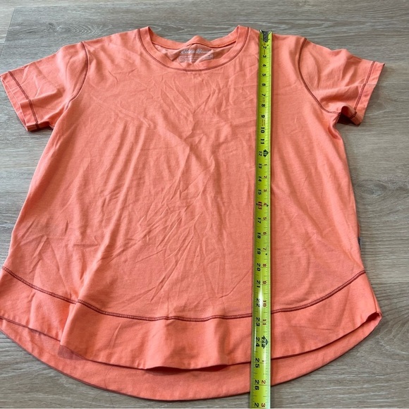 Eddie Bauer peach T-shirt size medium peach, soft cotton short sleeve - Picture 6 of 6